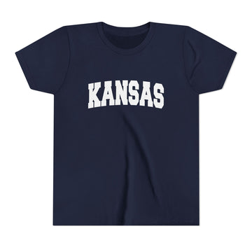 Buy navy Kansas Youth Graphic Tee - Kids T Shirt