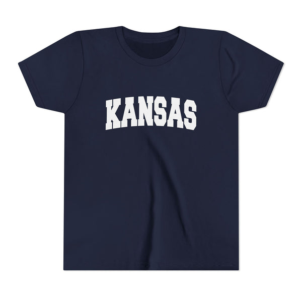 Kansas Youth Graphic Tee - Kids T Shirt