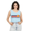Lake of the Ozarks, Missouri Retro Sunstripe Tank Top | Comfort Colors - 100% Cotton-16