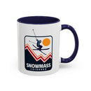 Snowmass, Colorado Retro Snow Skiing Mountain 11 oz Mug, Ski Lodge Decor Coffee Cup, Mountain Lover Gift, Retro Skiing Mug-7