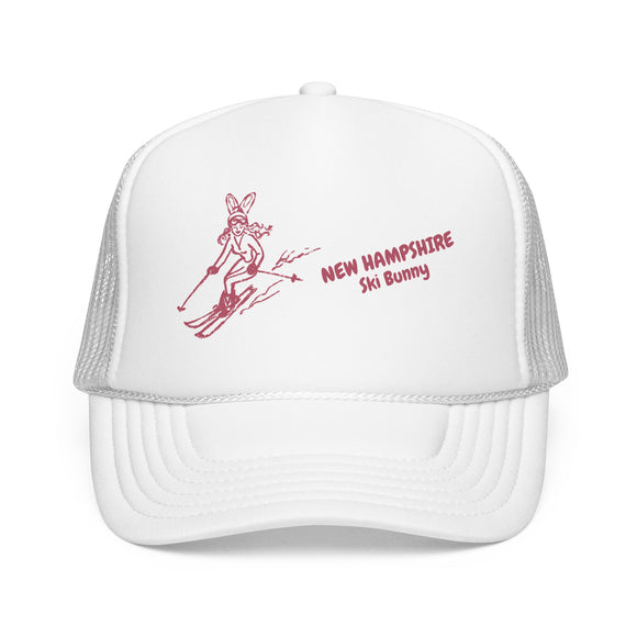 New Hampshire Ski Bunny Foam Trucker Hat