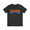 Oregon T-Shirt - Mountain Sunset Unisex Oregon Shirt