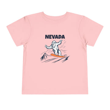 Buy pink Nevada Yeti Snowboard Toddler Tee