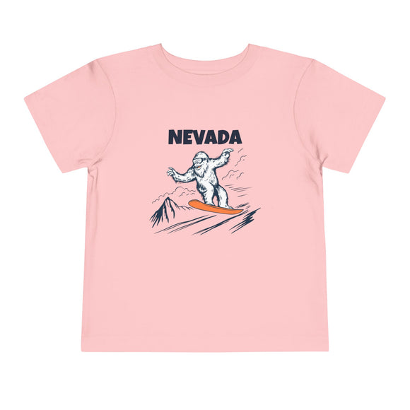 Nevada Yeti Snowboard Toddler Tee
