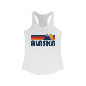 Alaska Women's Racerback Tank Top - Mountain Lover Sleeveless Shirt, Women's Alaska Hiking Tank