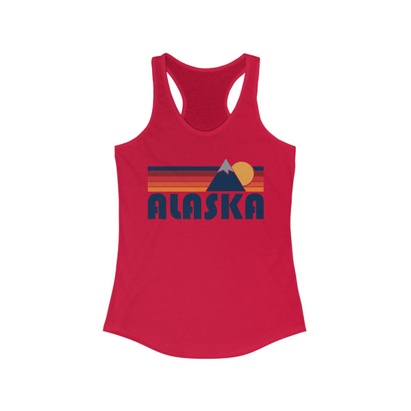 Alaska Women's Racerback Tank Top - Mountain Lover Sleeveless Shirt, Women's Alaska Hiking Tank