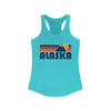 Alaska Women's Racerback Tank Top - Mountain Lover Sleeveless Shirt, Women's Alaska Hiking Tank