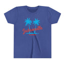 Jacksonville, Florida Youth Shirt - Retro Palm Tree Jacksonville Kid's T-Shirt-6
