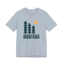 Montana T Shirt - Retro Trees Montana Tee-3