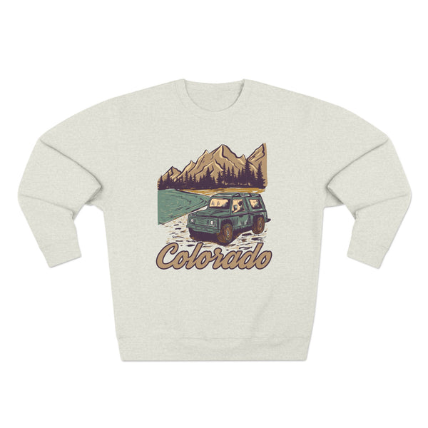 Premium Colorado Sweatshirt - Unisex Mountain Sweatshirt