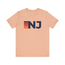 New Jersey Retro Stripes T-Shirt | New Jersey State Tee-1