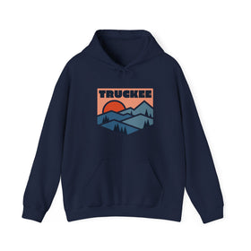 Buy navy Truckee, California Hoodie - Unisex Mountain Truckee Hoodie Graphic Sweatshirt