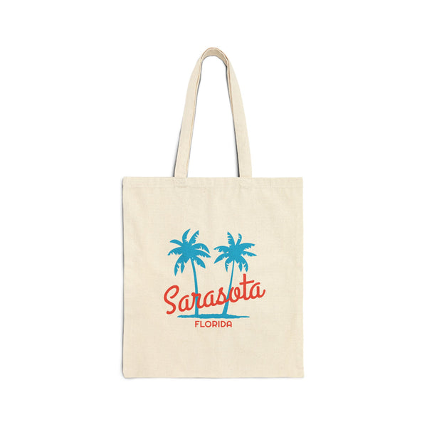 Sarasota, Florida, Cotton Canvas Sarasota Tote Bag
