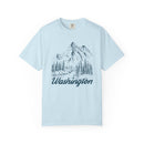 Washington Graphic Tee - Mountain Illustration Washington T Shirt-4