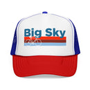 Big Sky, Montana Trucker Hat - Foam Big Sky Bike Cap-5