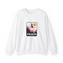 Burlington, Vermont Sweatshirt - Unisex Snow Ski Jump Burlington Sweatshirt-4