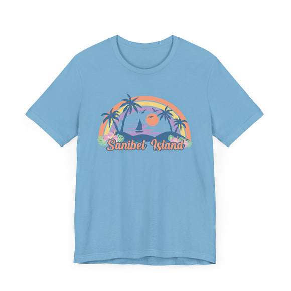 Sanibel Island, Florida T-Shirt - Retro Beach Unisex Sanibel Island Shirt