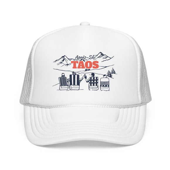 Taos, New Mexico Après-ski Trucker Hat — Foam Mesh Cap