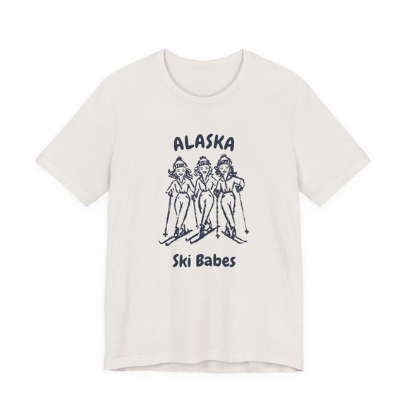 Alaska Ski Babes T‑Shirt — Retro Skiing Graphic Tee