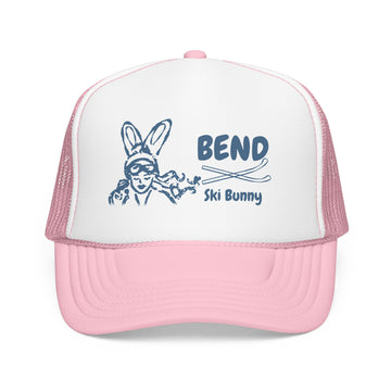Bend, Oregon Ski Bunny Trucker Hat