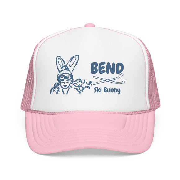 Bend, Oregon Ski Bunny Trucker Hat