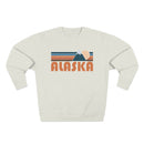 Premium Alaska Retro Mountain Graphic Sweatshirt-1