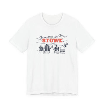 Stowe, Vermont Après-ski T-Shirt - Vintage Mountain Graphic Tee - 0
