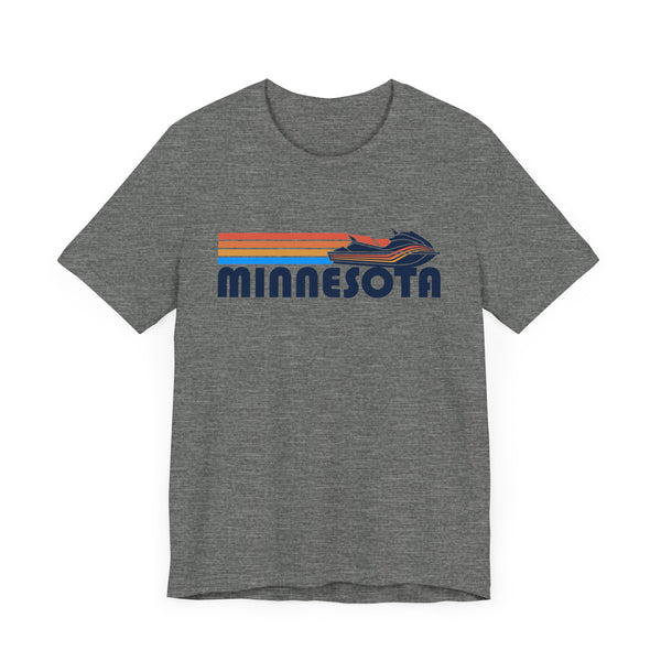 Milwaukee, Minnesota T Shirt - Retro Jetski PWC Graphic Tee