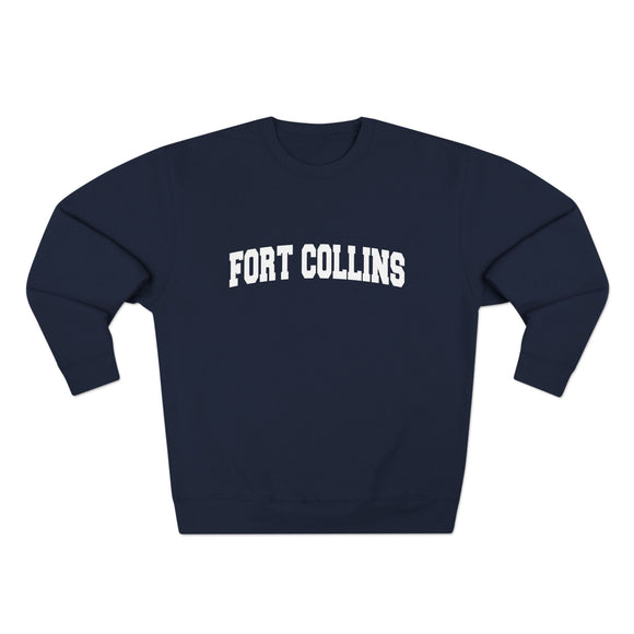 Premium Fort Collins, Colorado Retro Graphic Sweatshirt