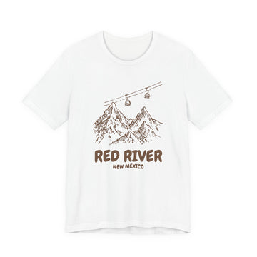 Red River, New Mexico Mountain T-Shirt — Vintage Gondola Ski Mountain Tee - 0