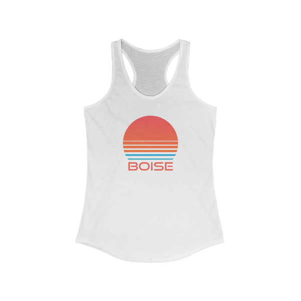 Boise, Idaho Women's Racerback Tank Top