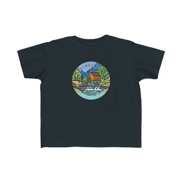 Virginia Toddler T-Shirt - Unisex Toddler Virginia Shirt - 0