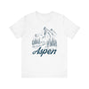 Aspen, Colorado Graphic Tee - Mountain Illustration Aspen T Shirt