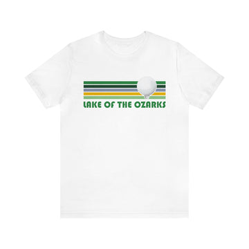 Buy white Golf Lake of the Ozarks, Missouri T-Shirt - Retro Golf Unisex Lake of the Ozarks Shirt