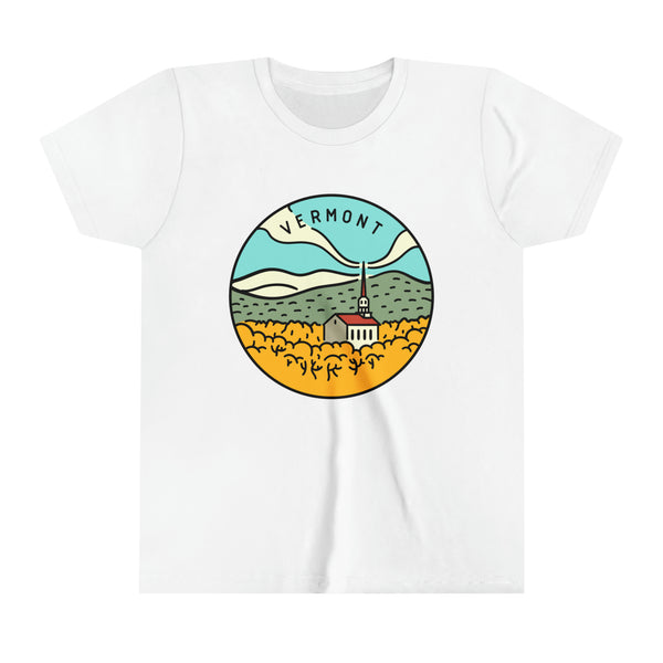 Vermont Youth T-Shirt - Unisex Kids Vermont Shirt