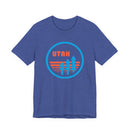Utah T Shirt - Retro Trees Utah Tee-3