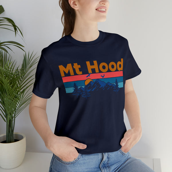 Mt Hood, Oregon Shirt - Mountain Sunset Unisex Mt Hood T-Shirt