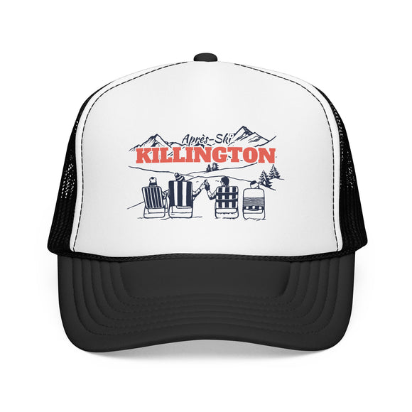 Killington, Vermont Après-ski Trucker Hat — Foam Mesh Cap