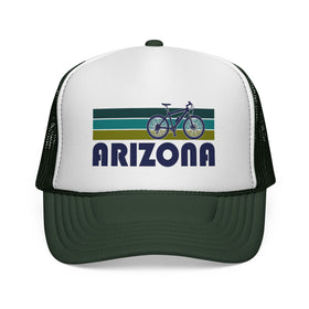 Buy dark-green Arizona Retro Bike Trucker Hat - Vintage Style Arizona Cap