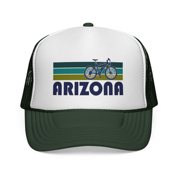 Buy dark-green Arizona Retro Bike Trucker Hat - Vintage Style Arizona Cap