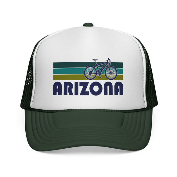 Arizona Retro Bike Trucker Hat - Vintage Style Arizona Cap