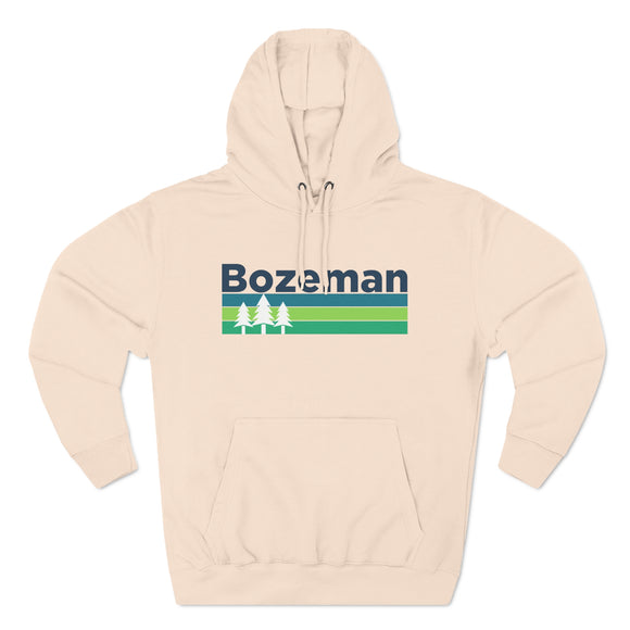 Premium Bozeman, Montana Hoodie - Retro Unisex Bozeman Sweatshirt