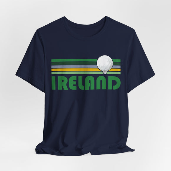 Golf Ireland T-Shirt - Retro Golf Unisex Ireland Shirt