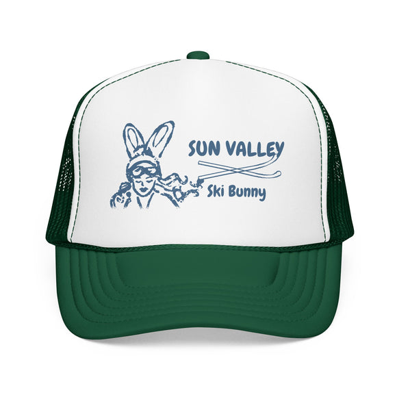 Sun Valley, Idaho Ski Bunny Trucker Hat