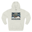 Boulder, Colorado Hoodie - Retro Mountain Unisex Sweatshirt-1