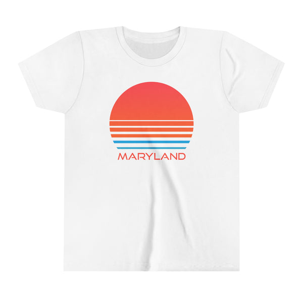 Maryland Youth Shirt - Retro 80s Maryland Kid's T-Shirt
