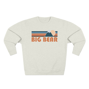 Premium Big Bear, California Retro Mountain Graphic Sweatshirt