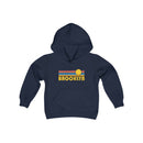 Brooklyn, New York Youth Hoodie - Retro Sun-3