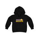 Brooklyn, New York Youth Hoodie - Retro Sun-6