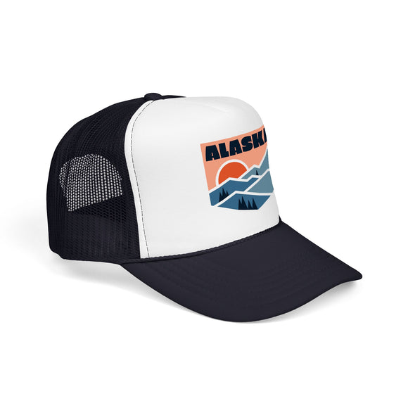 Alaska Trucker Hat - Alaska Mountain Cap